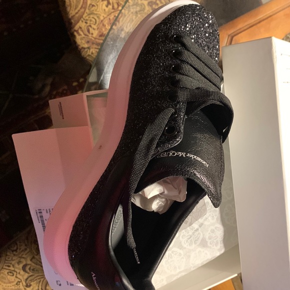 Alexander McQueen Shoes - Alexander McQueen Galaxy Glitter Sneakers
